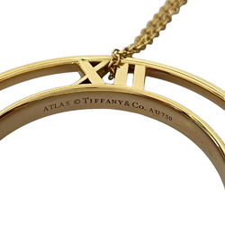 TIFFANY&Co. Tiffany K18PG Necklace Atlas Open Medallion Extra Large Ladies Gold 20494955