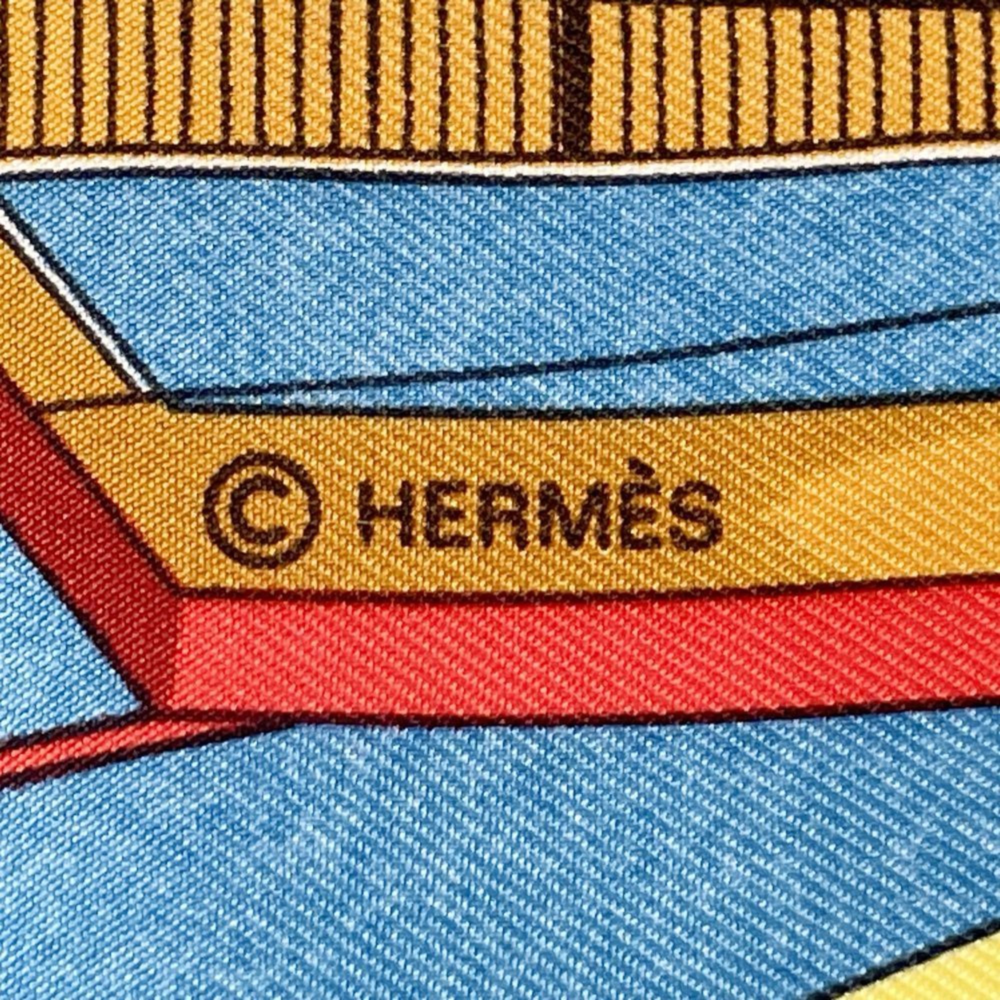 HERMES Scarf/Scarf Carré 90 LES FOLIES DU CIEL Madness in the Sky Balloon Gradient Men's Women's Blue 20495927