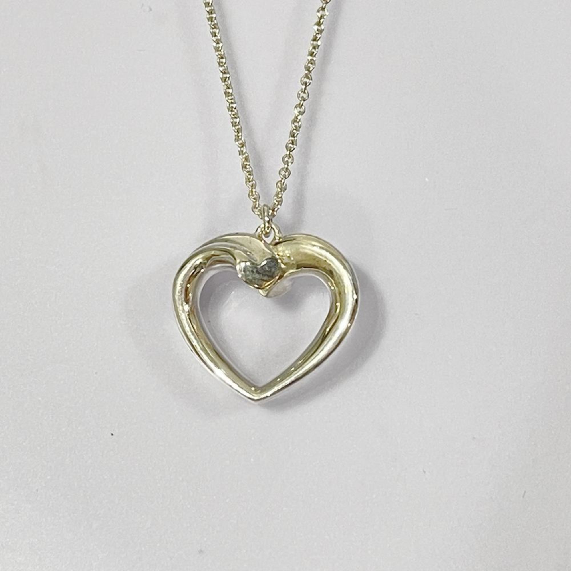 TIFFANY&Co. Tiffany Silver 925 Necklace Paloma Picasso New Tenderness Heart Women's 20480574