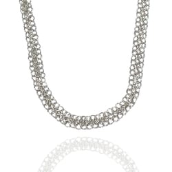 TIFFANY&Co. Tiffany Sterling Silver Necklace Elsa Peretti Mesh Chain Long Vintage Women's 20481896