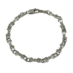 TIFFANY&Co. Tiffany Silver 925 Bracelet Puff Ribbon Women's 20485958