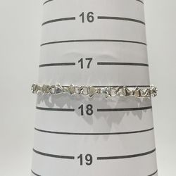 TIFFANY&Co. Tiffany Silver 925 Bracelet Puff Ribbon Women's 20485958