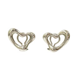 TIFFANY&Co. Tiffany Sterling Silver Earrings Elsa Peretti Open Heart Vintage Women's 20489702