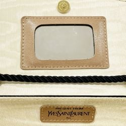 YVES SAINT LAURENT Yves Saint Laurent Shoulder Bag YSL Logo Strap Crossbody Vintage Women's Navy 20489621