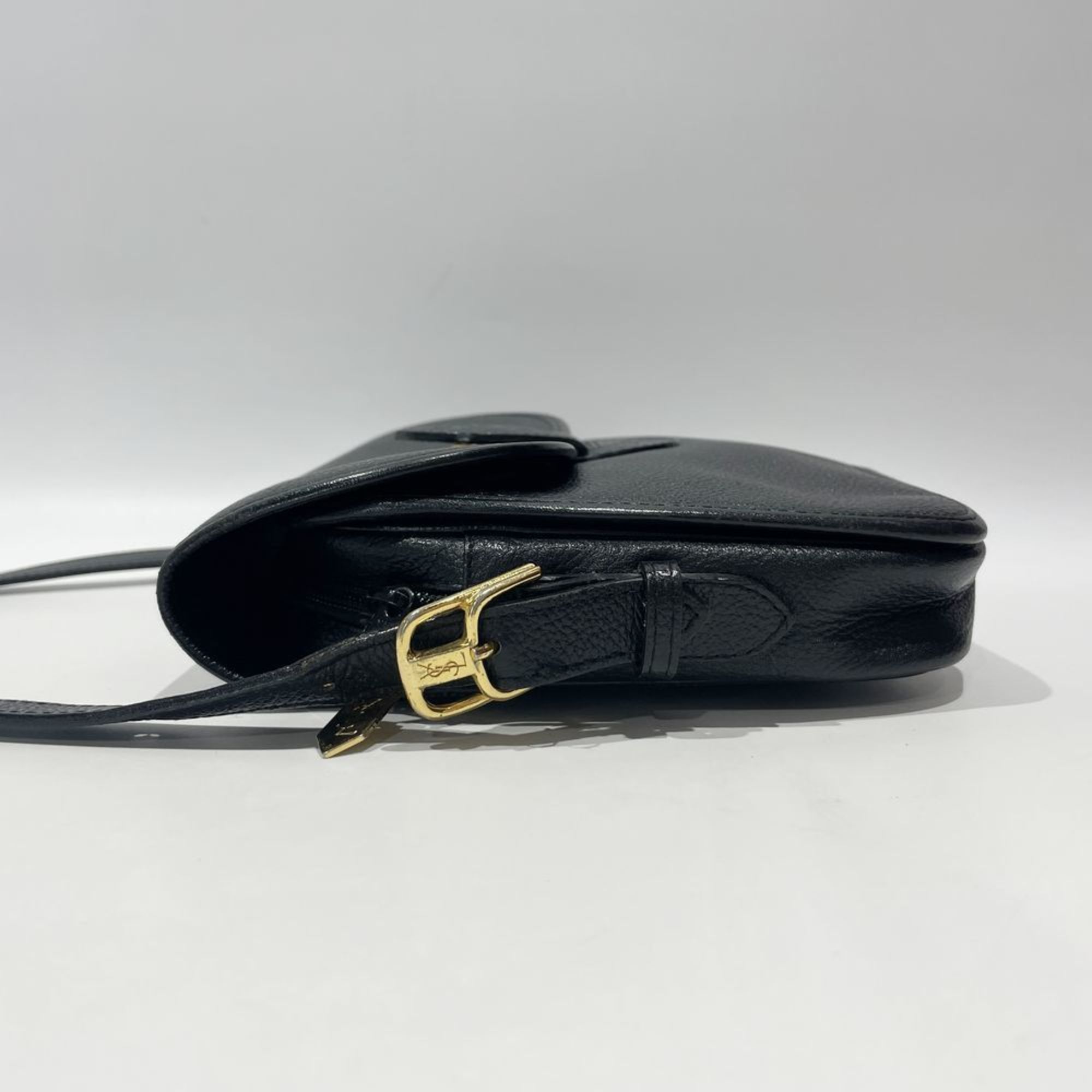 YVES SAINT LAURENT YSL shoulder bag, vintage, women's, black, 20498633