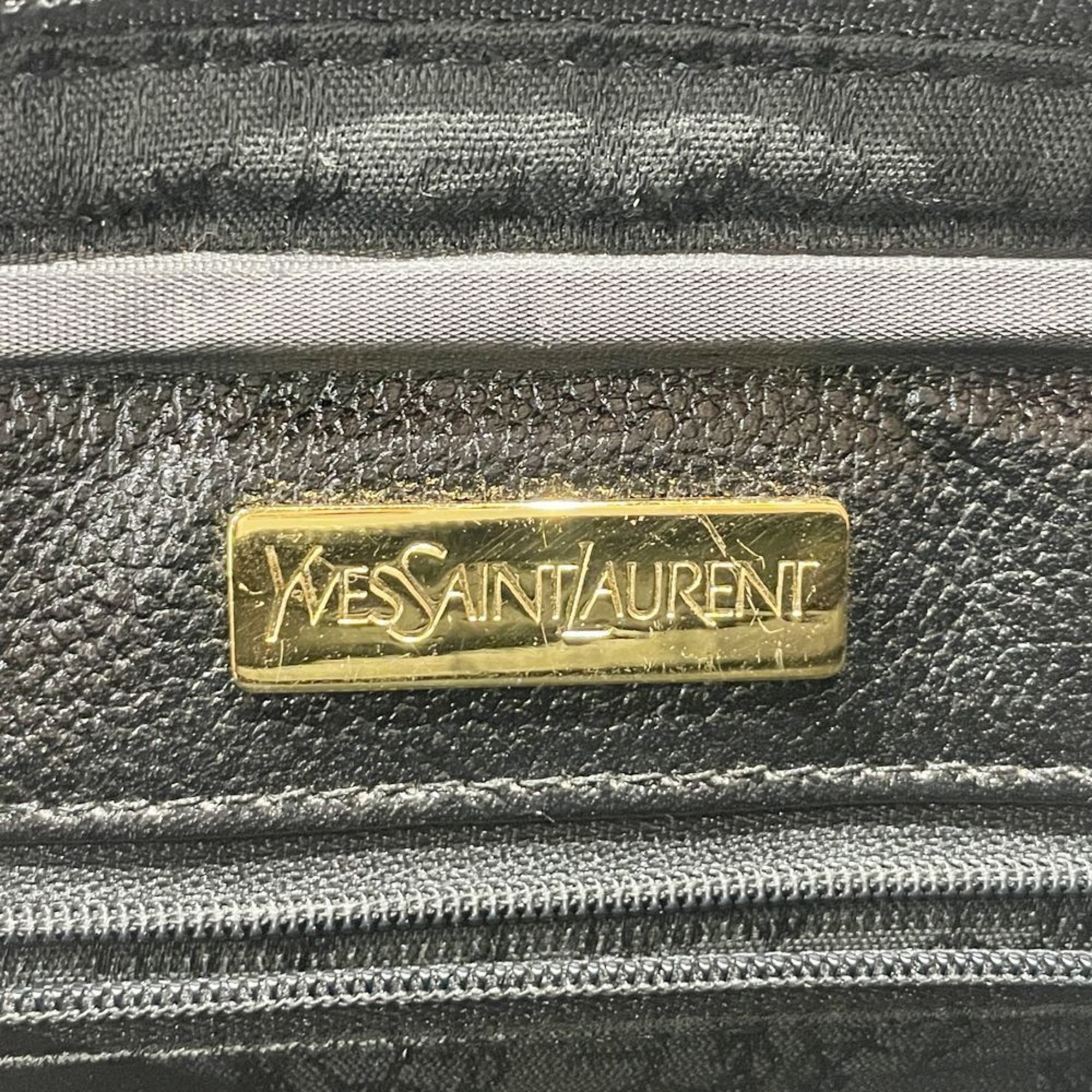 YVES SAINT LAURENT YSL shoulder bag, vintage, women's, black, 20498633