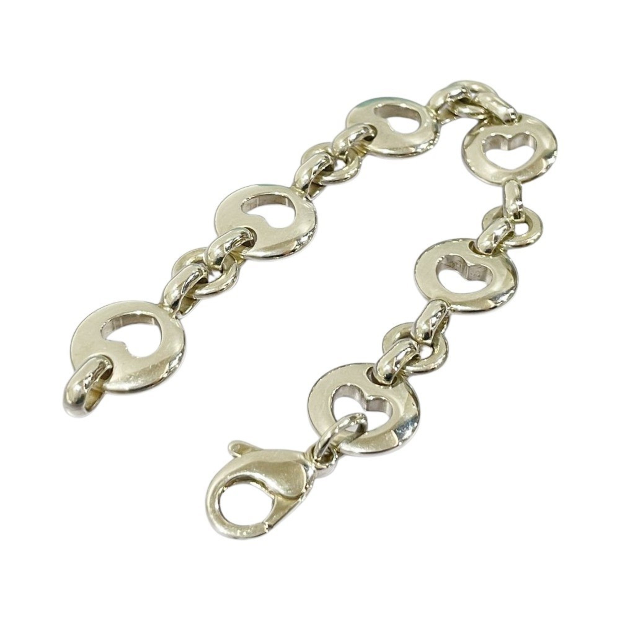 TIFFANY&Co. Tiffany Silver 925 Bracelet Pierced Heart Vintage Women's 20490399