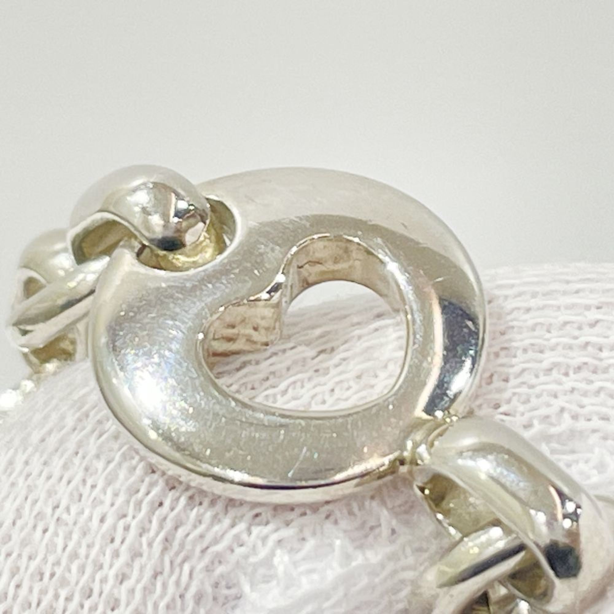 TIFFANY&Co. Tiffany Silver 925 Bracelet Pierced Heart Vintage Women's 20490399