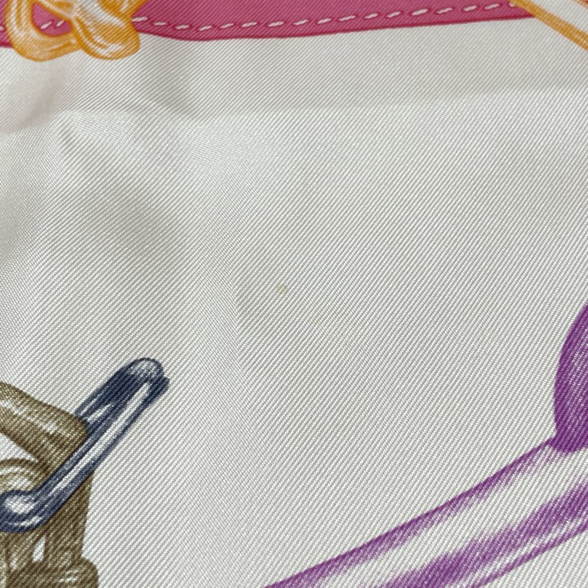 HERMES Hermes Scarf Carre 90 Projets Carres au Crayon Project O Men's Women's Pink 20496580