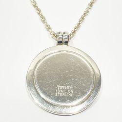 TIFFANY&Co. Tiffany Silver 925 K18YG Necklace T&C Logo Coin Combination *Non-genuine Chain Women's x Gold 20475735