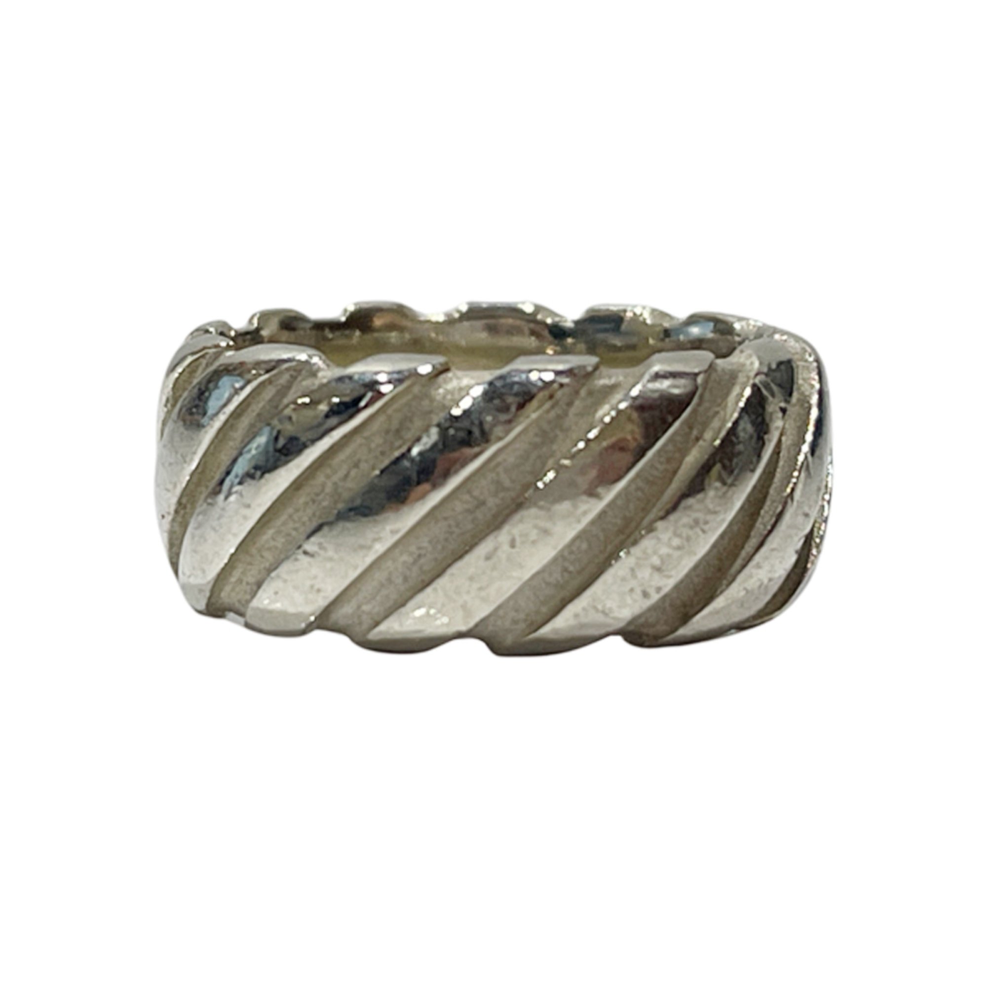 TIFFANY&Co. Tiffany Silver 925 Ring Twist Tornado Men's Women's 20485700