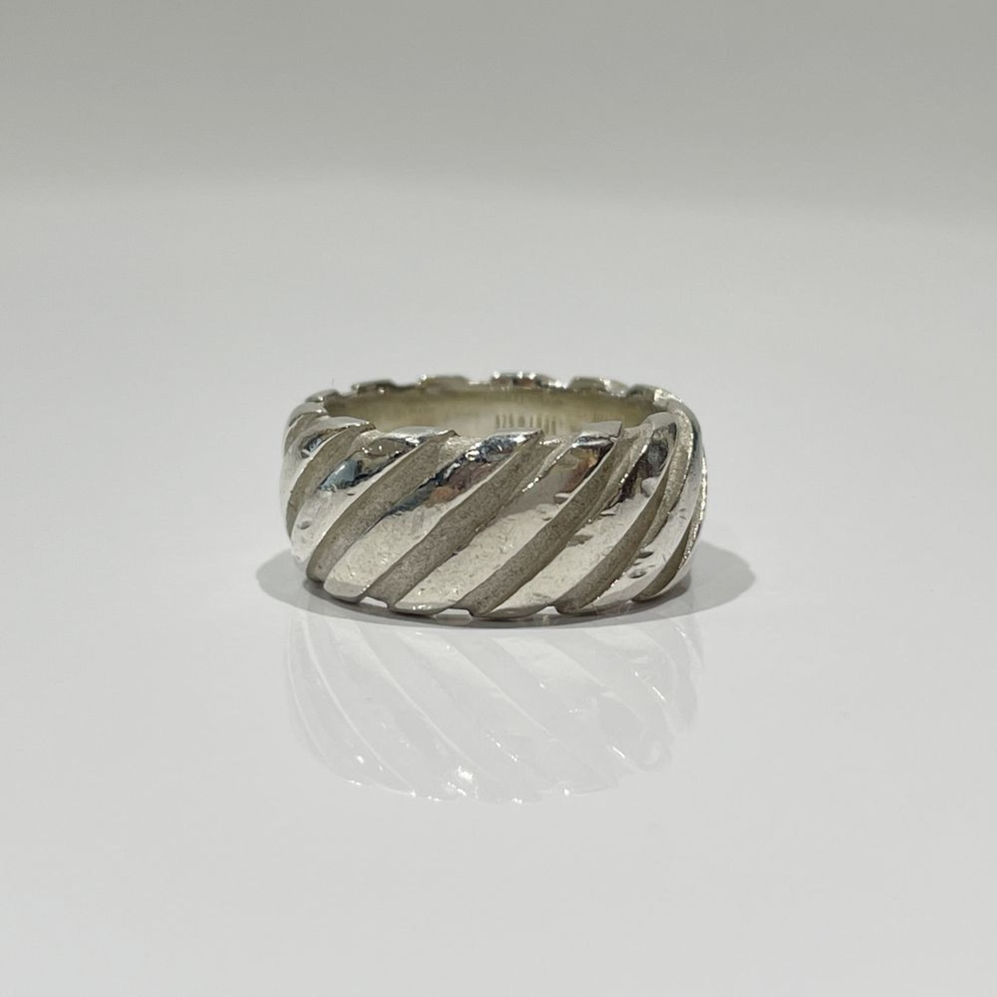 TIFFANY&Co. Tiffany Silver 925 Ring Twist Tornado Men's Women's 20485700