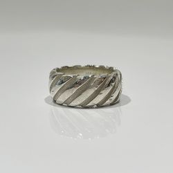 TIFFANY&Co. Tiffany Silver 925 Ring Twist Tornado Men's Women's 20485700