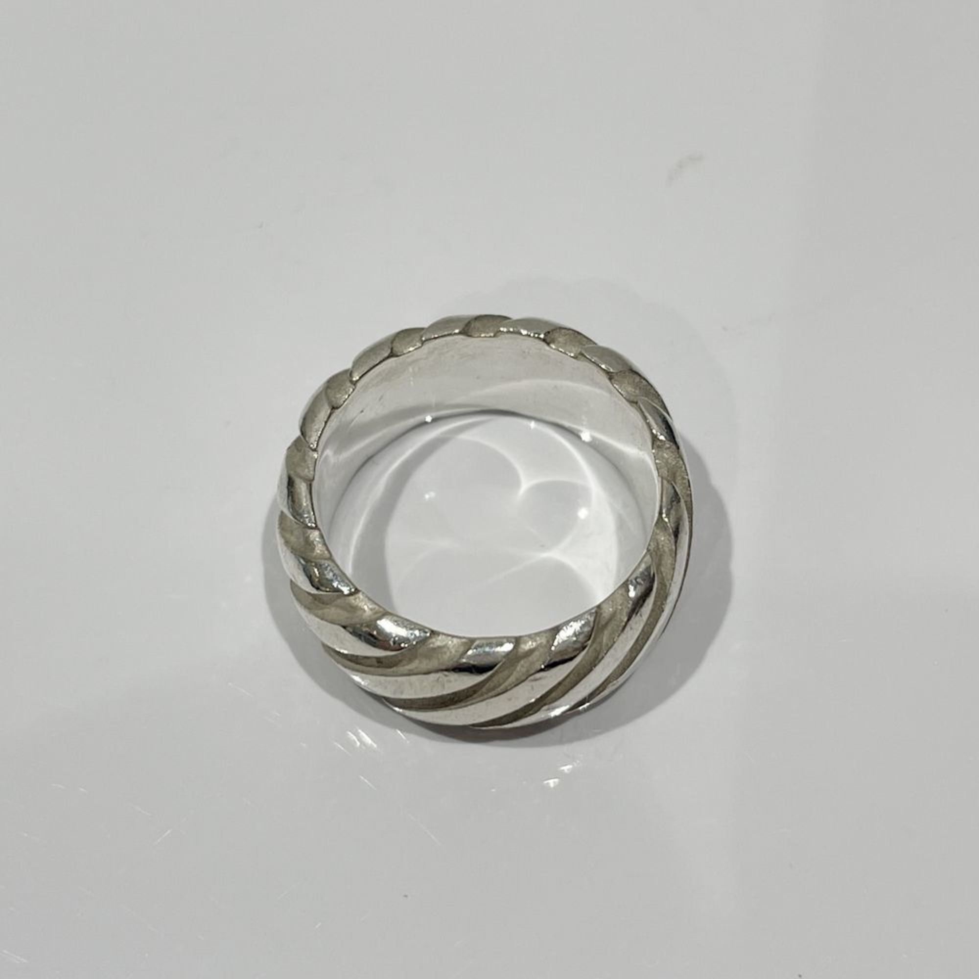 TIFFANY&Co. Tiffany Silver 925 Ring Twist Tornado Men's Women's 20485700