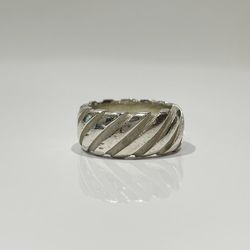 TIFFANY&Co. Tiffany Silver 925 Ring Twist Tornado Men's Women's 20485700