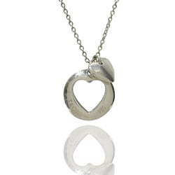 TIFFANY&Co. Tiffany Silver 925 Necklace Stencil Heart Cutout Women's 20485956