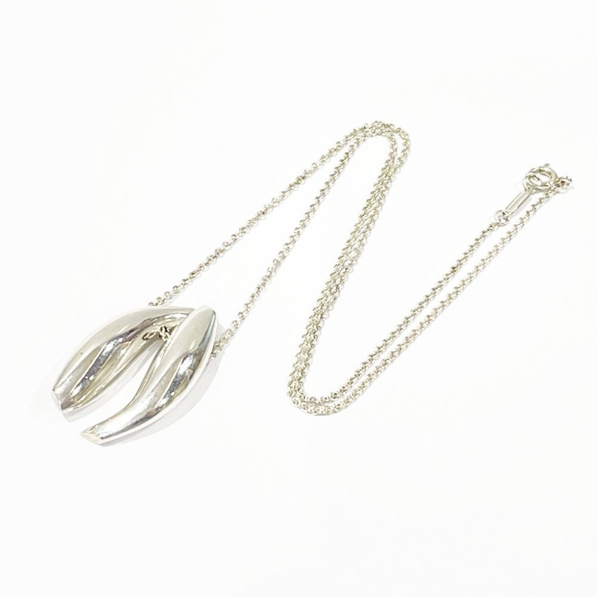 TIFFANY&Co. Tiffany Silver 925 Necklace Rare Frank Gehry Fish Design Women's 20481090