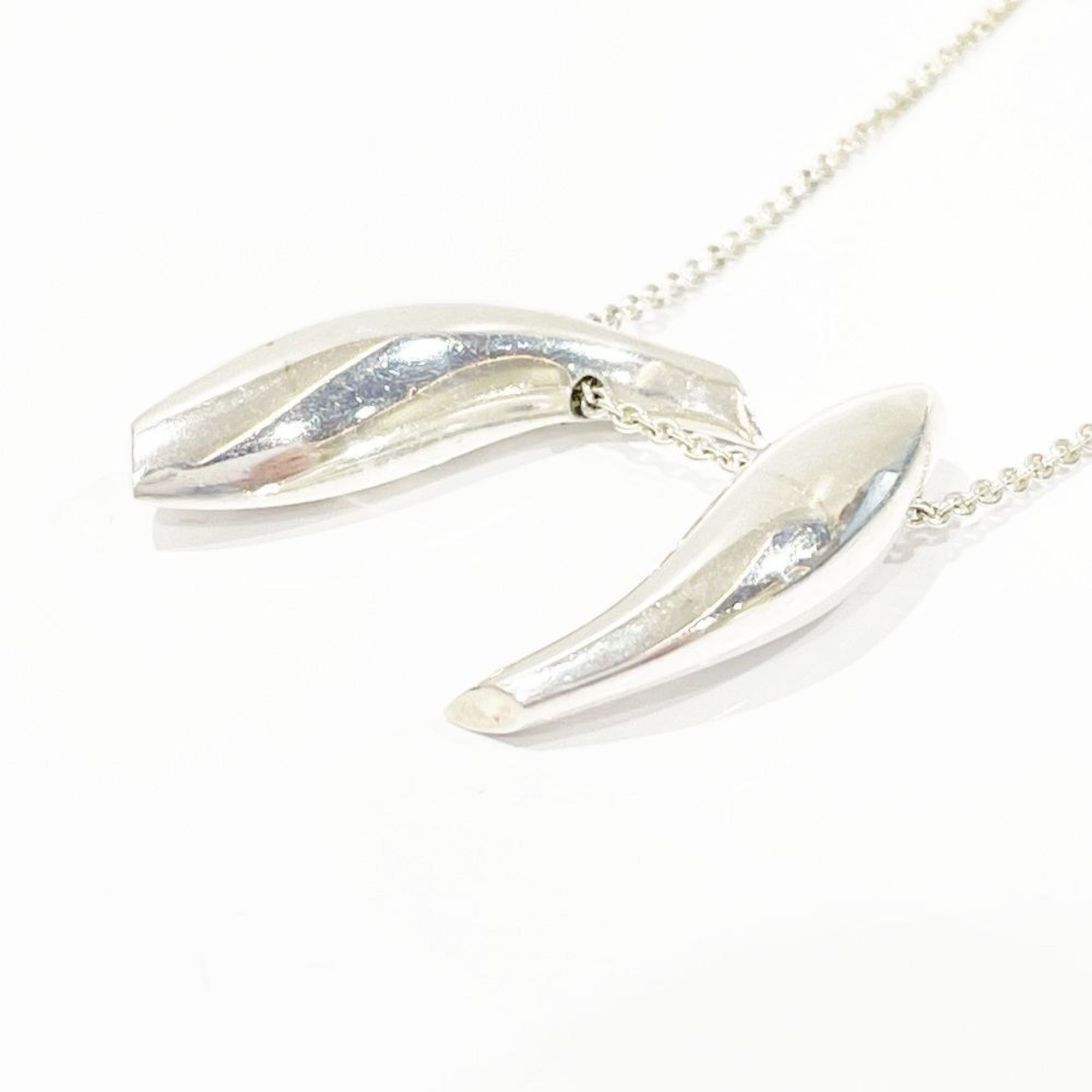 TIFFANY&Co. Tiffany Silver 925 Necklace Rare Frank Gehry Fish Design Women's 20481090