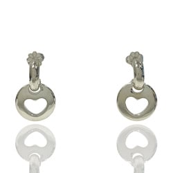 TIFFANY&Co. Tiffany Silver 925 Earrings Heart Cutout 1999 Women's 20483535