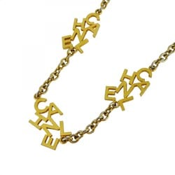 Chanel Necklace GP Plated Gold Ladies