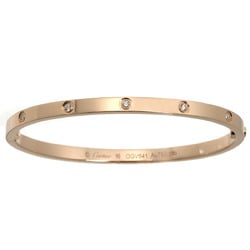 Cartier Love Bracelet SM Full Diamond 10P #16 K18 PG 750 Bangle