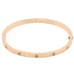 Cartier Love Bracelet SM Full Diamond 10P #16 K18 PG 750 Bangle