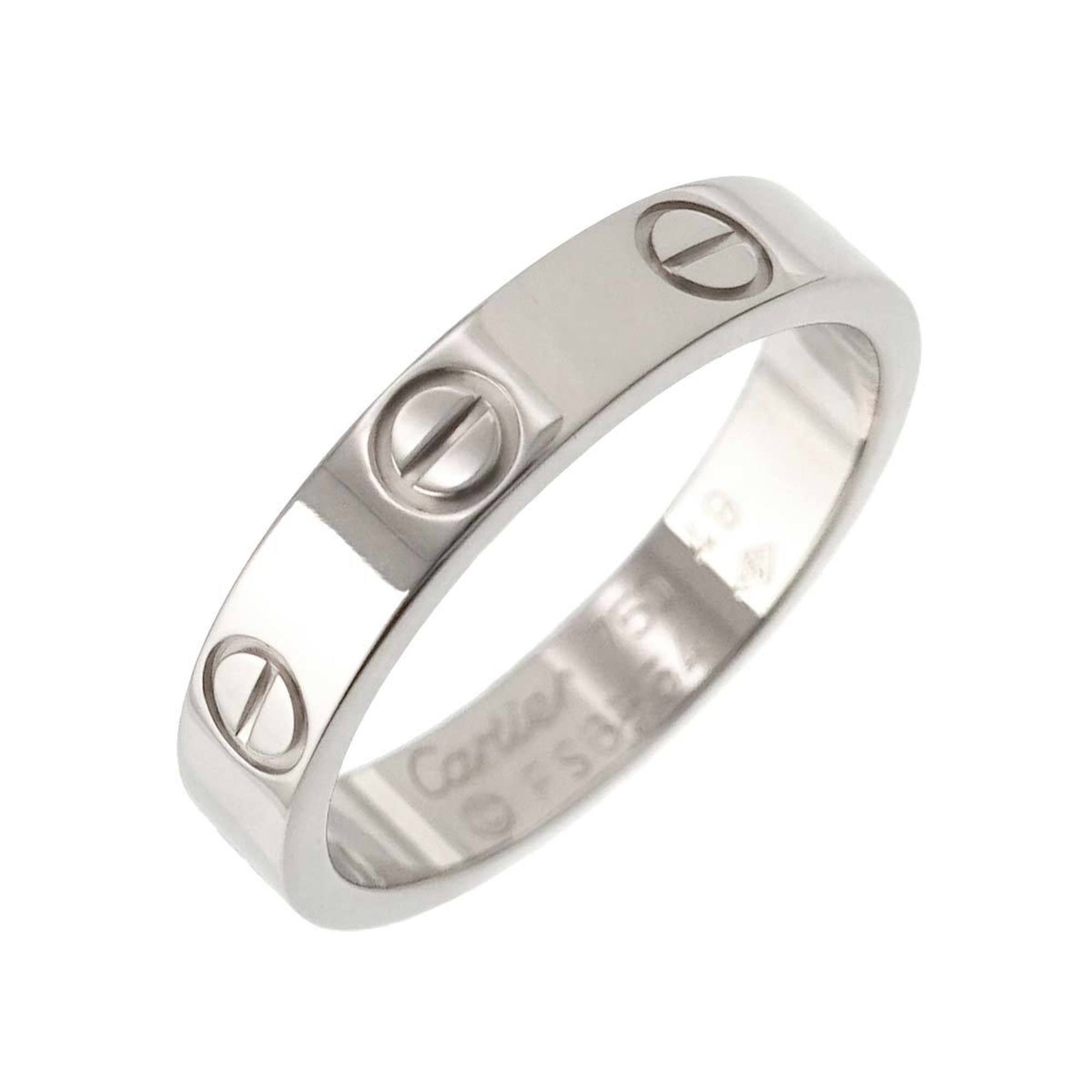 Cartier Love #49 Ring K18 WG White Gold 750 Mini