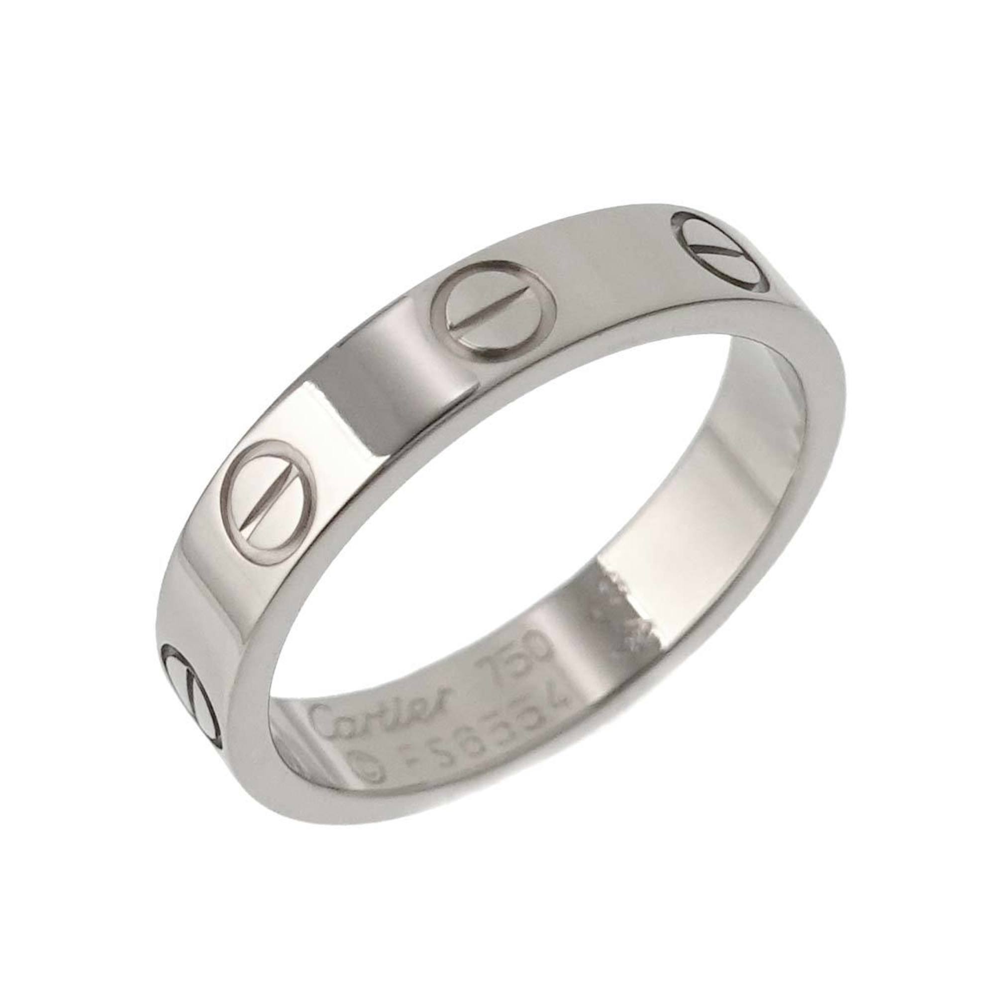 Cartier Love #49 Ring K18 WG White Gold 750 Mini