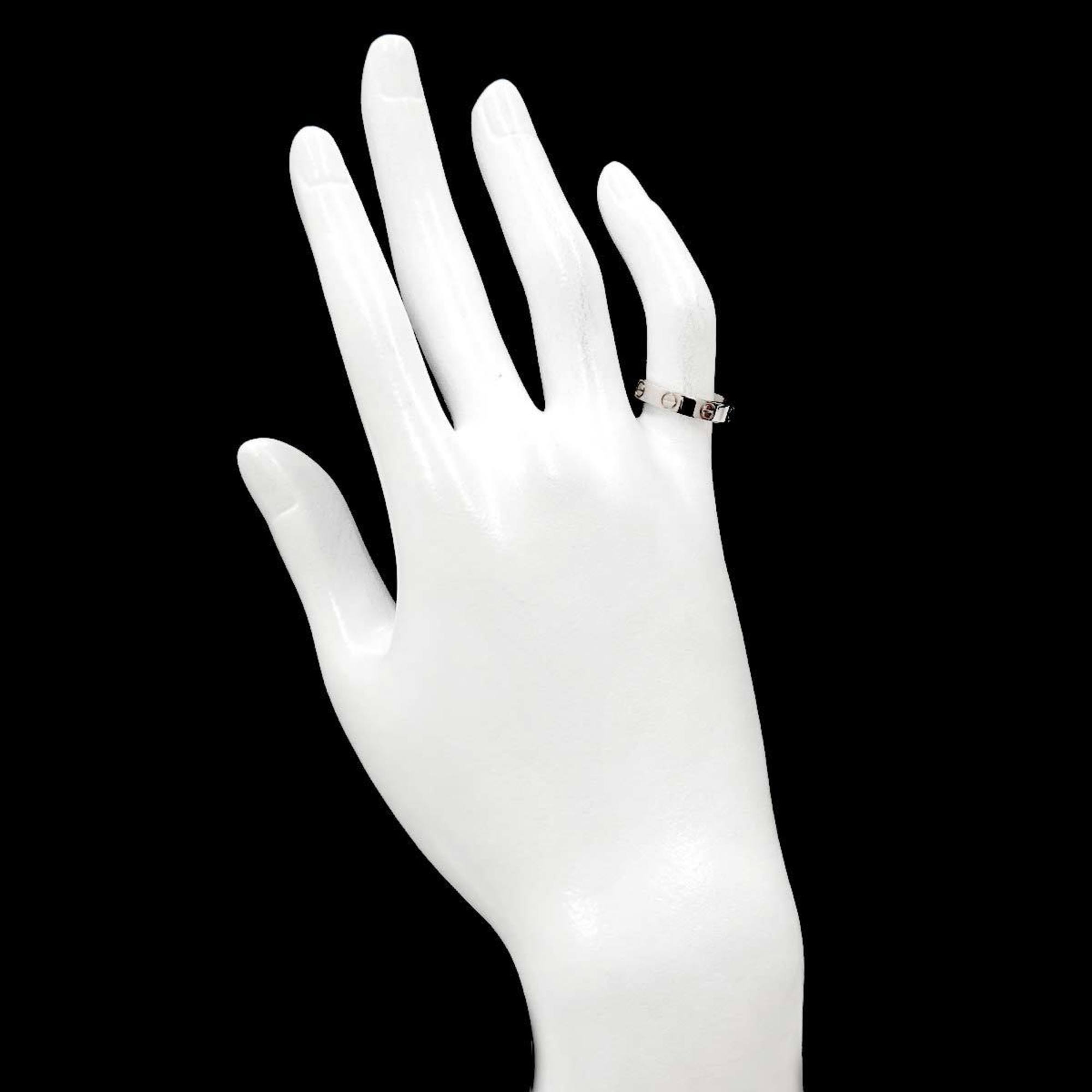 Cartier Love #49 Ring K18 WG White Gold 750 Mini