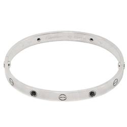 Cartier Love Bracelet #19 Sapphire K18 WG White Gold 750 Bangle