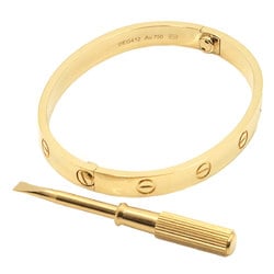 Cartier Love Bracelet #16 K18 YG Yellow Gold 750 Bangle