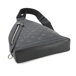 Louis Vuitton LOUIS VUITTON Taigarama Duo Sling Bag Body Noir M30936 RFID