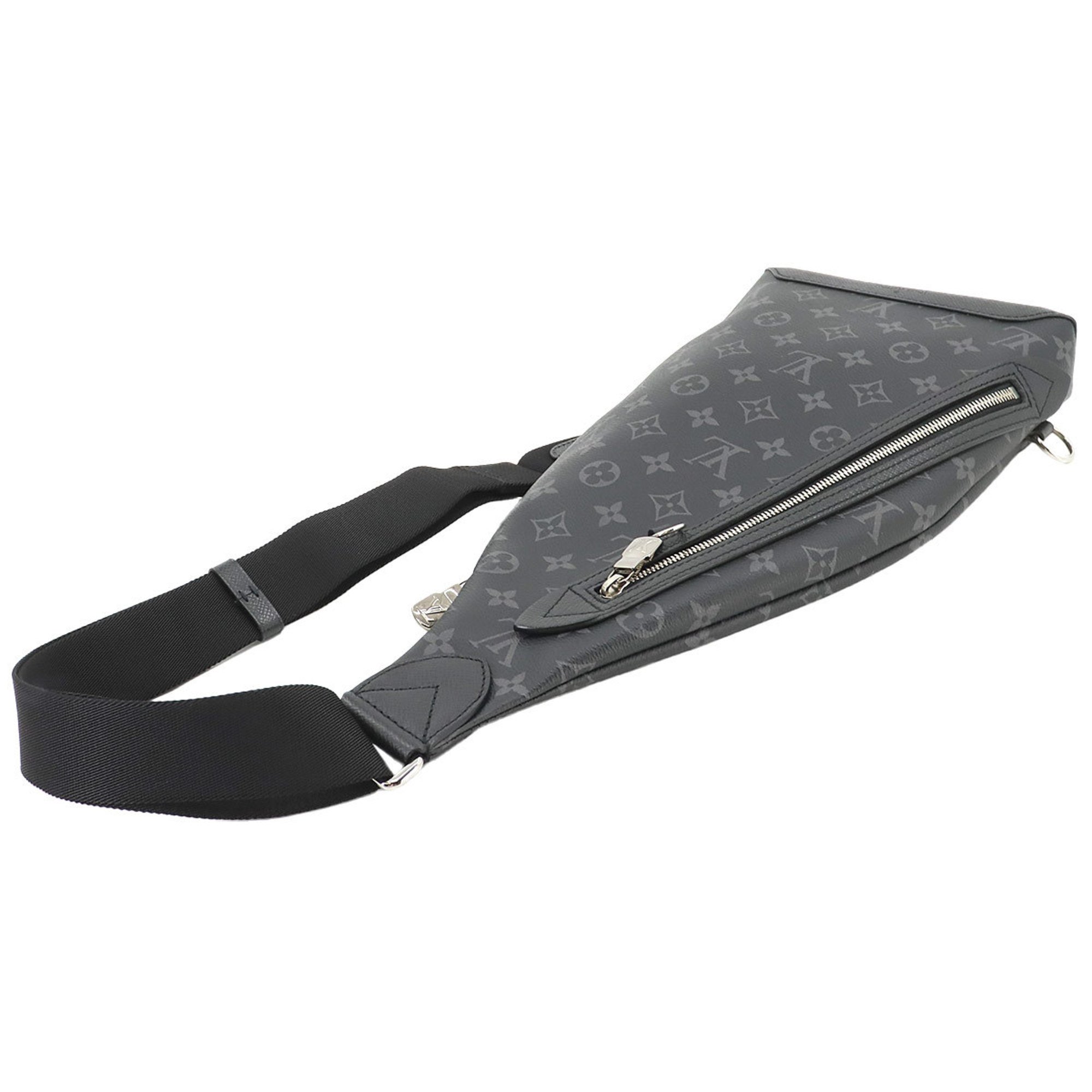 Louis Vuitton LOUIS VUITTON Taigarama Duo Sling Bag Body Noir M30936 RFID