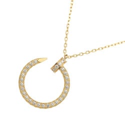 Cartier Juste Un Clou Diamond Necklace 41cm K18 YG Yellow Gold 750