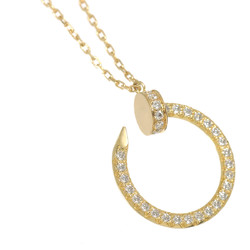 Cartier Juste Un Clou Diamond Necklace 41cm K18 YG Yellow Gold 750