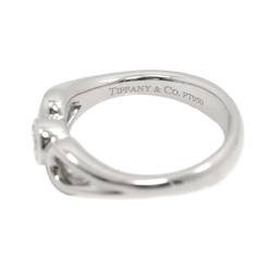 Tiffany & Co. Double Teardrop Ring Diamond Pt Platinum