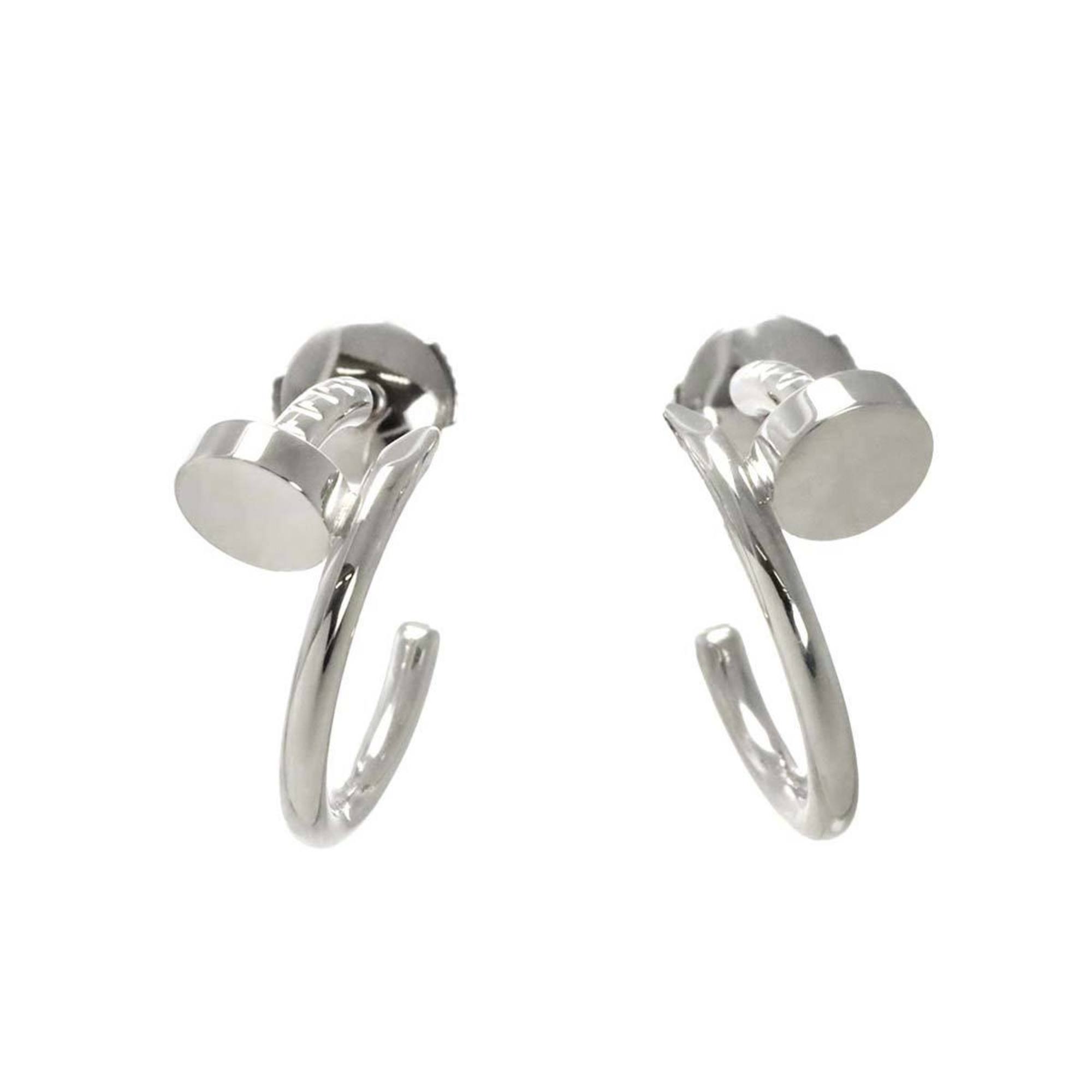 Cartier Juste un Clou Earrings K18 WG White Gold 750 JUSTE UN CLOU Pierced