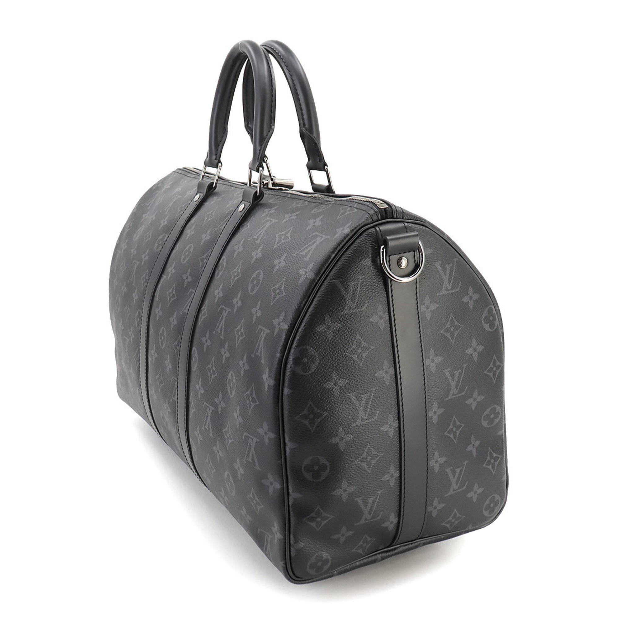 Louis Vuitton LOUIS VUITTON Monogram Eclipse Keepall Bandouliere 45 2way Boston Shoulder Bag Black M40569