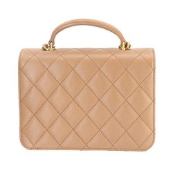 CHANEL Matelasse Chain Shoulder Bag, Caviar Skin, Beige, AS4286, Gold Hardware, Bag