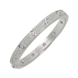 Cartier Love Bracelet #16 Pavé Diamond K18 WG 750