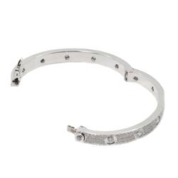 Cartier Love Bracelet #16 Pavé Diamond K18 WG 750