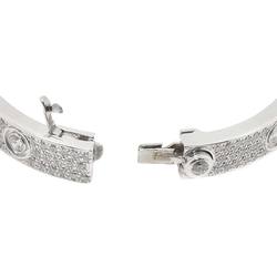 Cartier Love Bracelet #16 Pavé Diamond K18 WG 750