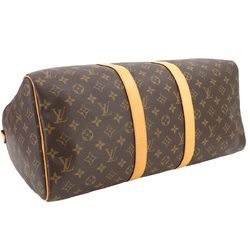 Louis Vuitton Monogram Keepall 45 Boston Bag Brown M41428