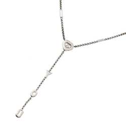 Chopard Happy Diamond Heart I LOVE YOU Necklace 48cm K18 WG White Gold 750