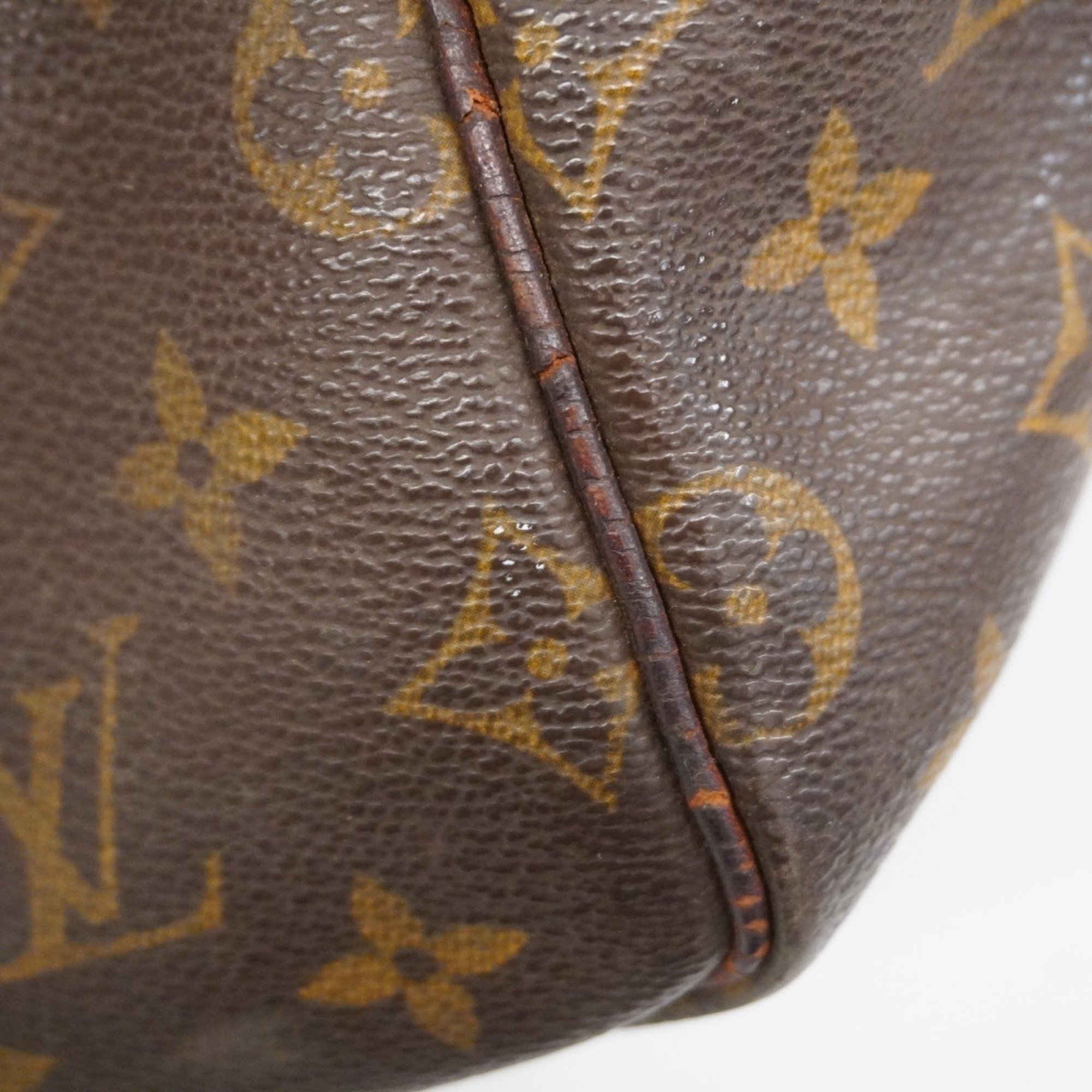 Louis Vuitton Boston Bag Monogram Keepall Bandouliere 55 M41414 Brown Men's Women's