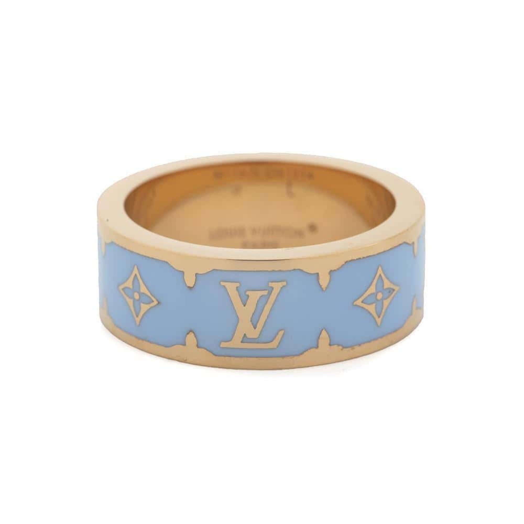 Louis Vuitton Ring Nano Gram Enamel Size L M1567L LOUIS VUITTON