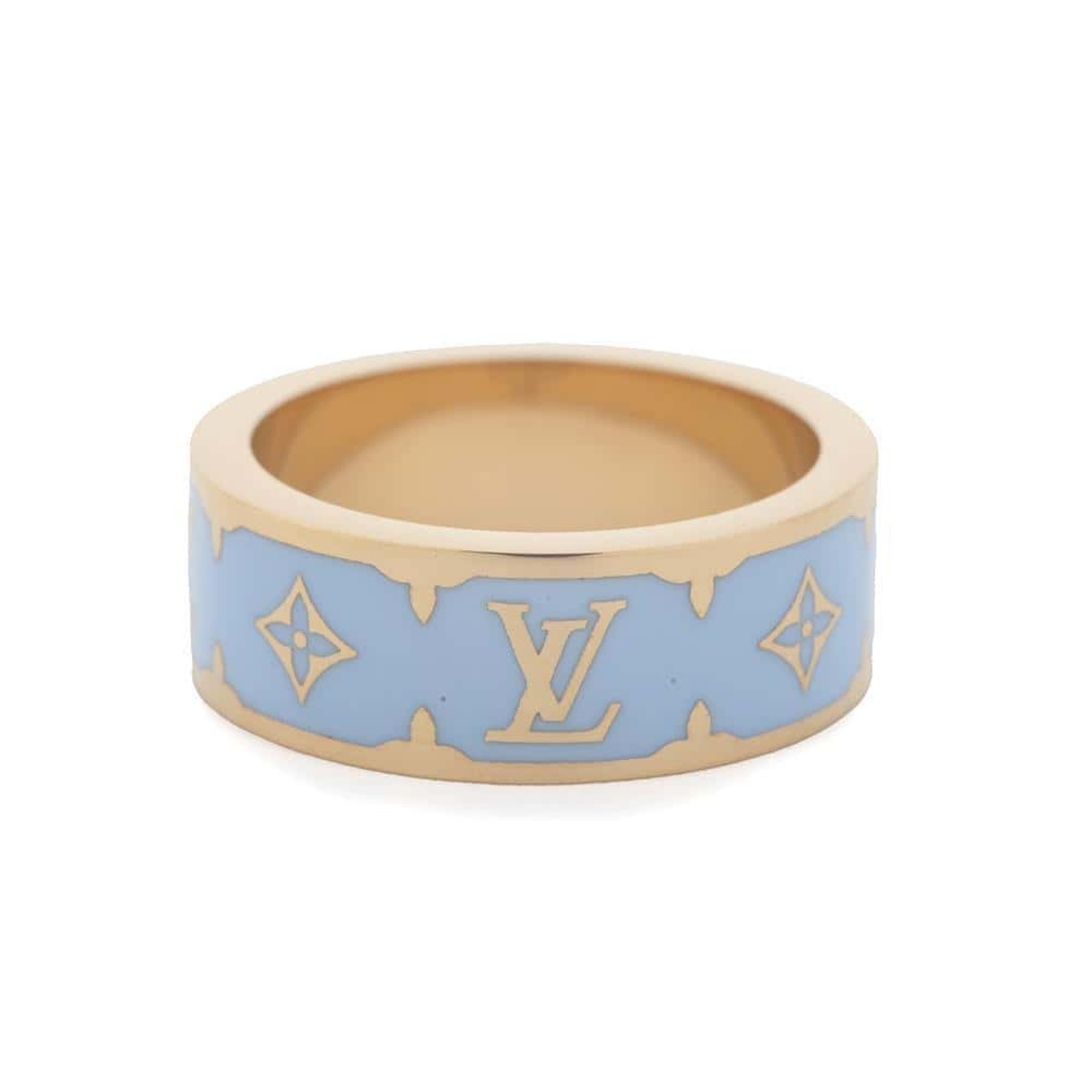 Louis Vuitton Ring Nano Gram Enamel Size L M1567L LOUIS VUITTON