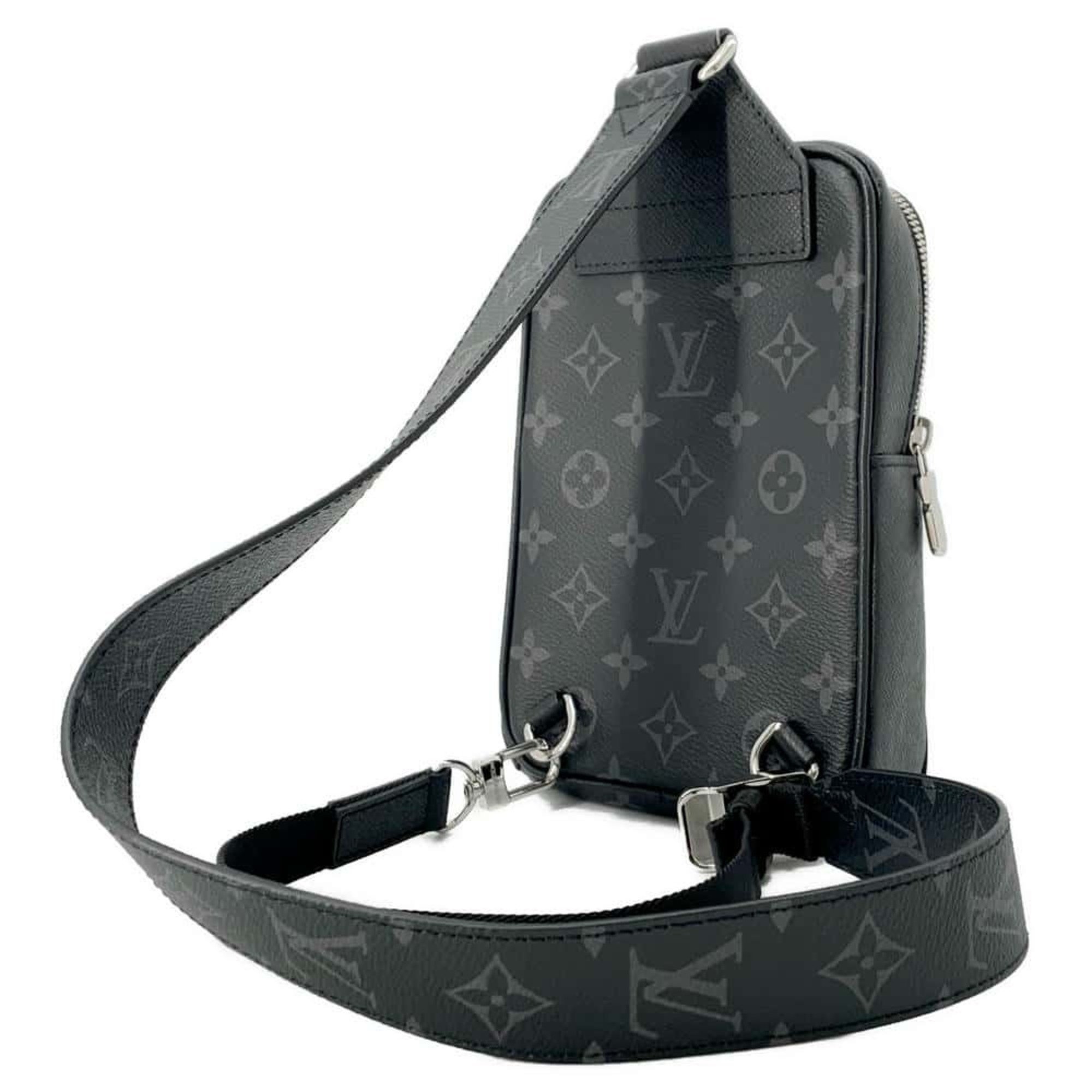 Louis Vuitton Body Bag Monogram Eclipse Taiga Outdoor Sling M30741 Men's Black