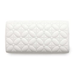 Louis Vuitton Long Wallet Monogram Flower Portefeuille Capucines Lamb Leather M11417 LOUIS VUITTON White