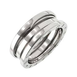 BVLGARI B-ZERO1 3-Band #55 Ring, K18 WG White Gold 750, Ring